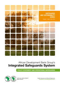AfDB'S Integrated Safeguards System