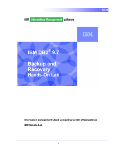 IBM DB2 9.7 Backup and Recovery