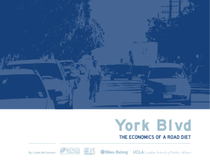 York Boulevard: The Economics of a Road Diet