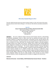 Diversity Summit Report 2012