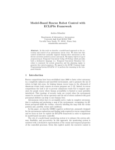 Model-Based Rescue Robot Control with ECLiPSe Framework