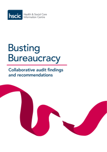 Busting Bureaucracy - Health & Social Care Information Centre