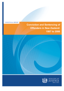 Conviction and Sentencing of Offenders in New Zealand