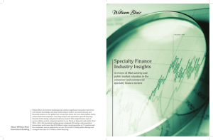 Specialty Finance Industry Insights
