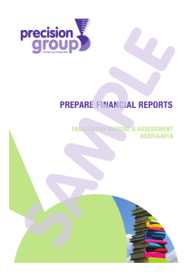 PREPARE FINANCIAL REPORTS
