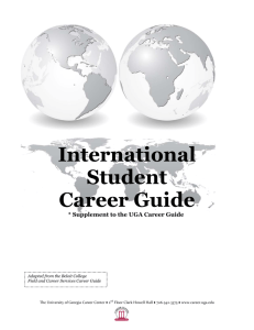 International Student Career Guide