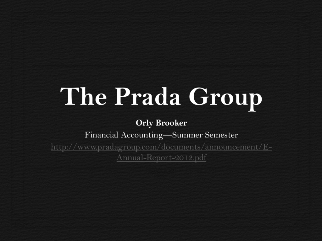 the prada group