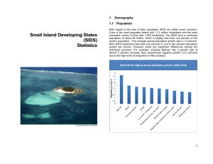 Small Island Developing States (SIDS) Statistics - un