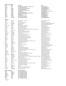 List of MOOC Attendees