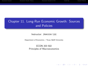 Chapter 11. Long-Run Economic Growth