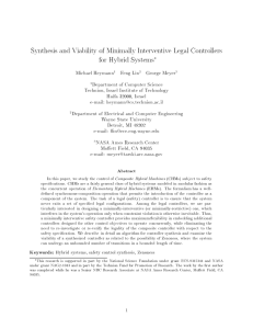 Synthesis and Viability of Minimally Interventive Legal Controllers for