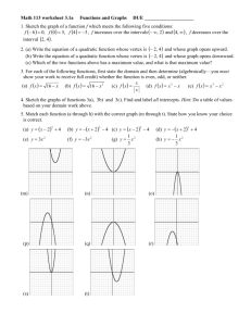 113 H03.1b functions & graphs