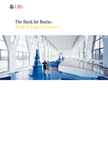 Trade & Export Finance brochure