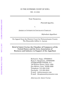 Thornton v. American Insurance (Iowa Supreme Court).