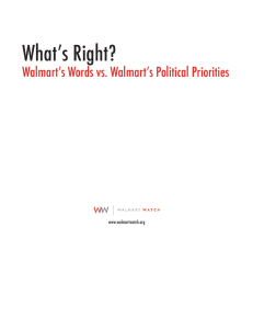 What's Right? - The Walmart 1%