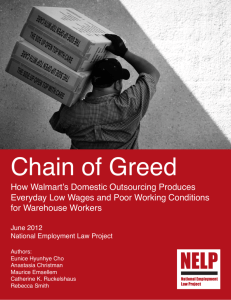 Chain of Greed - National Employment Law Project