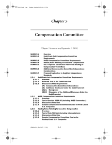 Compensation Committee - Practising Law Institute