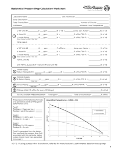 3 1 2 Residential Pressure Drop Calculation Worksheet 6 5 4