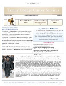 Career Service Newsletter Template2