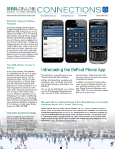 Introducing the DePaul Phone App