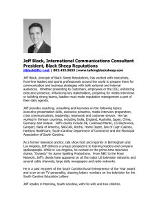 Jeff Black, International Communications Consultant President