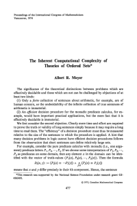 The Inherent Computational Complexity of Theories of Ordered Sets