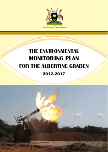 Environmental Monitoring Plan for the Albertine Graben 2012-2017