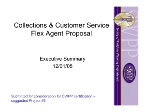 Sample Project – Collections & Customer Service Flex Agent Proposal