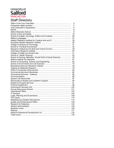 Units  - Staff Directory