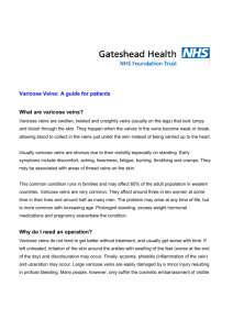 Varicose Veins - Gateshead Health