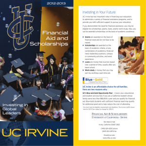 uc irvine - Office of Admissions and Relations with Schools | UCI