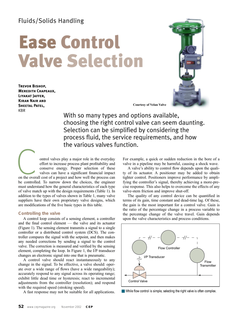 Fisher Control Valve Sizing Software Firstvue Free
