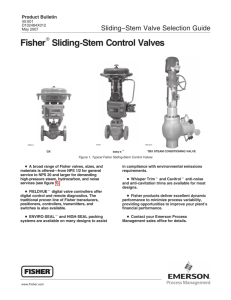 Fisher Sliding-Stem Control Valves