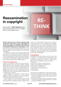 Reexamination in copyright