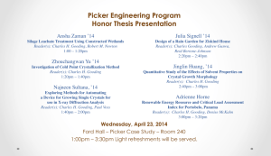 Picker Engineering Program Honor Thesis Presentation