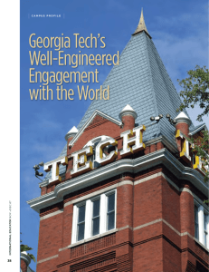 Georgia Tech's Well-Engineered Engagement with the World