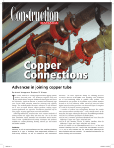 Copper Connections - Canadian Copper and Brass Development