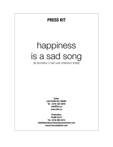 happiness is a sad song