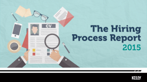 The Hiring Process Report
