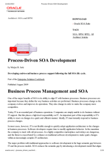 Process-Driven SOA Development