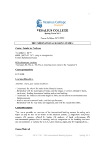 Syllabus - Vesalius College