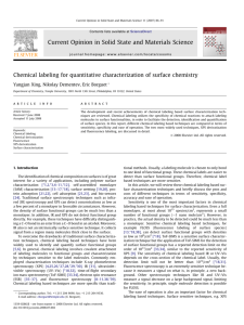 Chemical labeling for quantitative