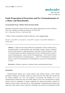 Facile Preparation of Peracetates and Per-3