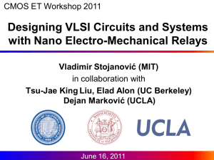 Designing VLSI Circuits and Systems with Nano Electro