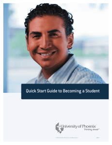 Quick Start Guide To Becoming A Student