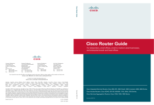 Cisco Router Guide