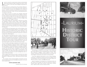 laurium historic district tour