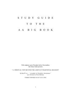 View/Print PDF File - A Study Guide to the AA Big Book