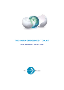 SIGMA Opportunity and Risk Management