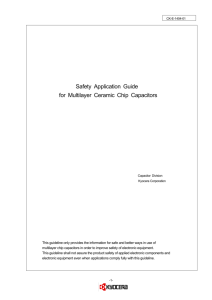 Safety Application Guide for Multilayer Ceramic Chip Capacitors